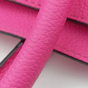 Pre-owned Celine Luggage Mini Shopper Pink Leather  handbag | stylenewstar