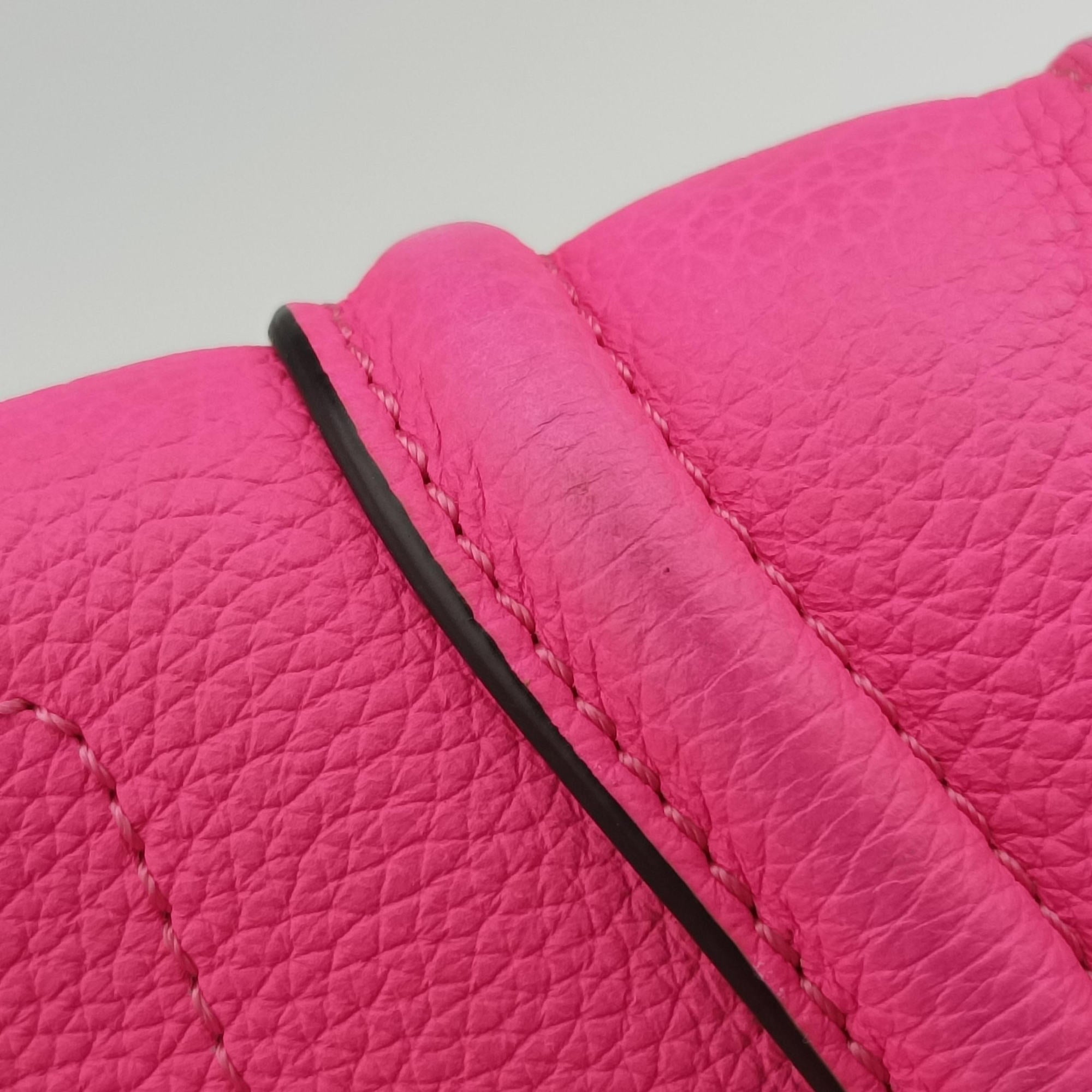 Pre-owned Celine Luggage Mini Shopper Pink Leather  handbag | stylenewstar