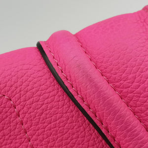Pre-owned Celine Luggage Mini Shopper Pink Leather  handbag | stylenewstar