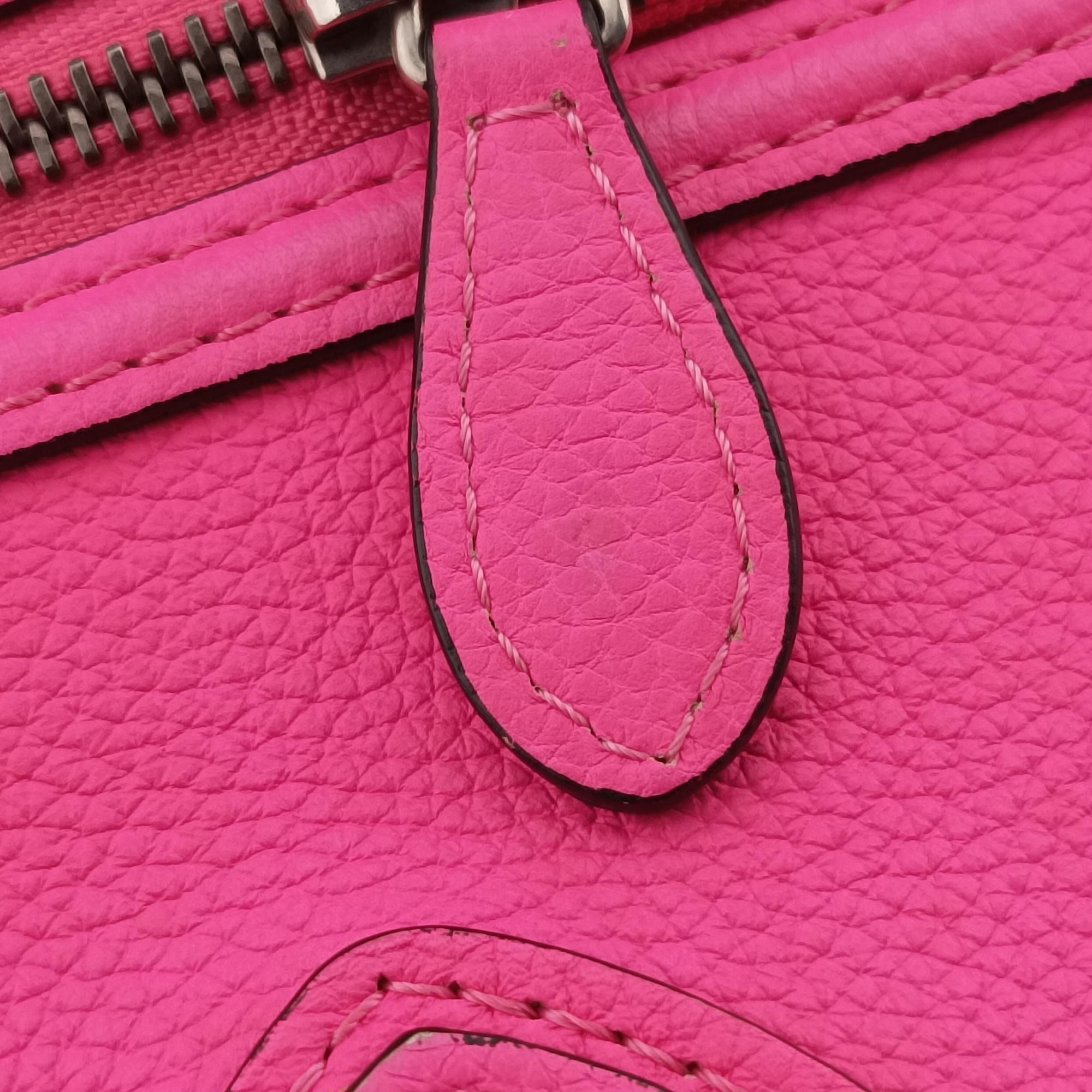 Pre-owned Celine Luggage Mini Shopper Pink Leather  handbag | stylenewstar