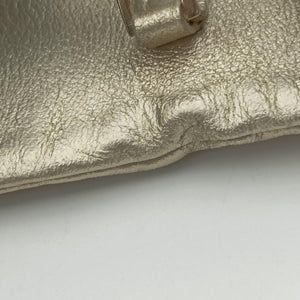 Pre-owned VERSACE medusa Golden Leather  shoulderbag | stylenewstar