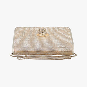 Pre-owned VERSACE medusa Golden Leather  shoulderbag | stylenewstar