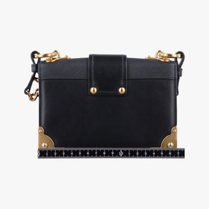 Secondhand Prada Cahier Black Leather×SAFFIANO Leather 1BD045 shoulderbag | stylenewstar