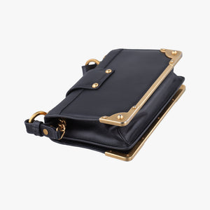 Secondhand Prada Cahier Black Leather×SAFFIANO Leather 1BD045 shoulderbag | stylenewstar