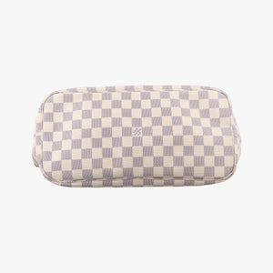Pre-owned Louis Vuitton Neverfull MM Azur Damier Canvas N51107 handbag | stylenewstar