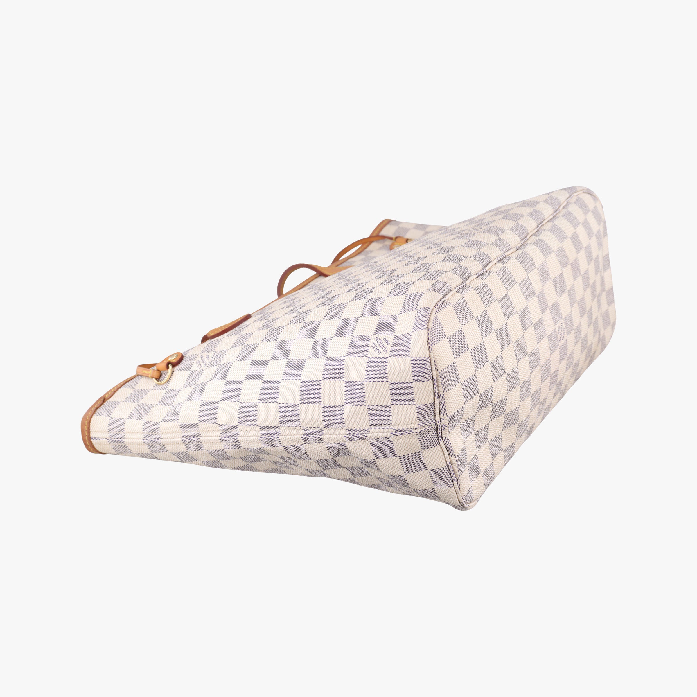 Pre-owned Louis Vuitton Neverfull MM Azur Damier Canvas N51107 handbag | stylenewstar