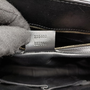 Pre-owned Gucci Emily Black Leather 295403 shoulderbag | stylenewstar