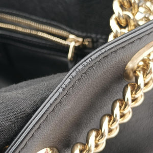 Pre-owned Gucci Emily Black Leather 295403 shoulderbag | stylenewstar