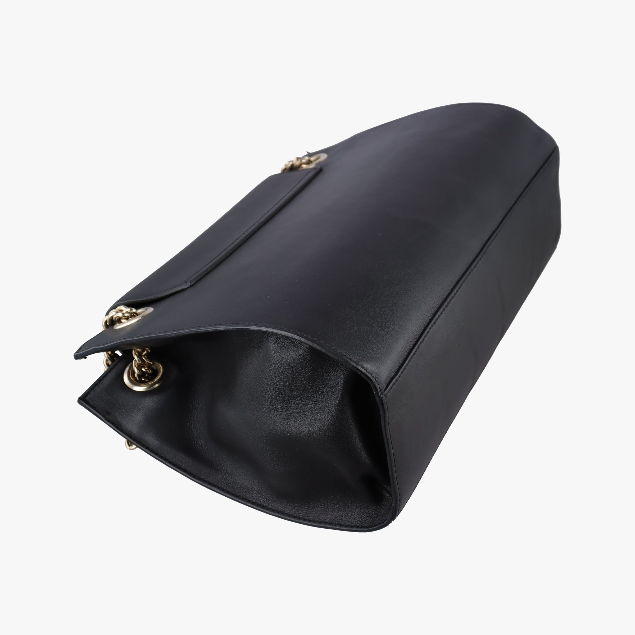 Pre-owned Gucci Emily Black Leather 295403 shoulderbag | stylenewstar