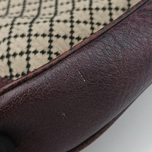 Pre-owned Gucci New Jackie Beige × Bordeaux canvas×leather 246907 shoulderbag | stylenewstar