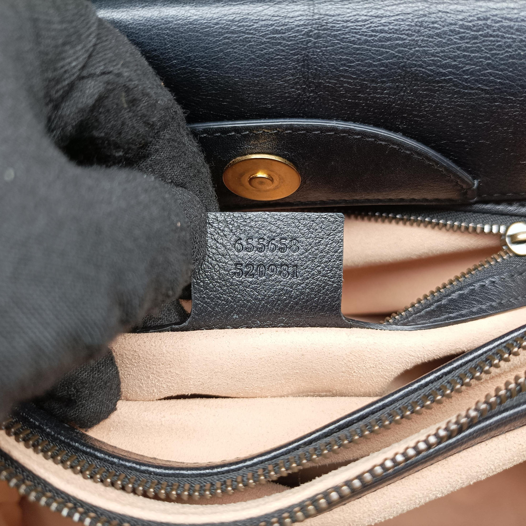 Pre-owned Gucci Bamboo Black Leather 655658 handbag | stylenewstar