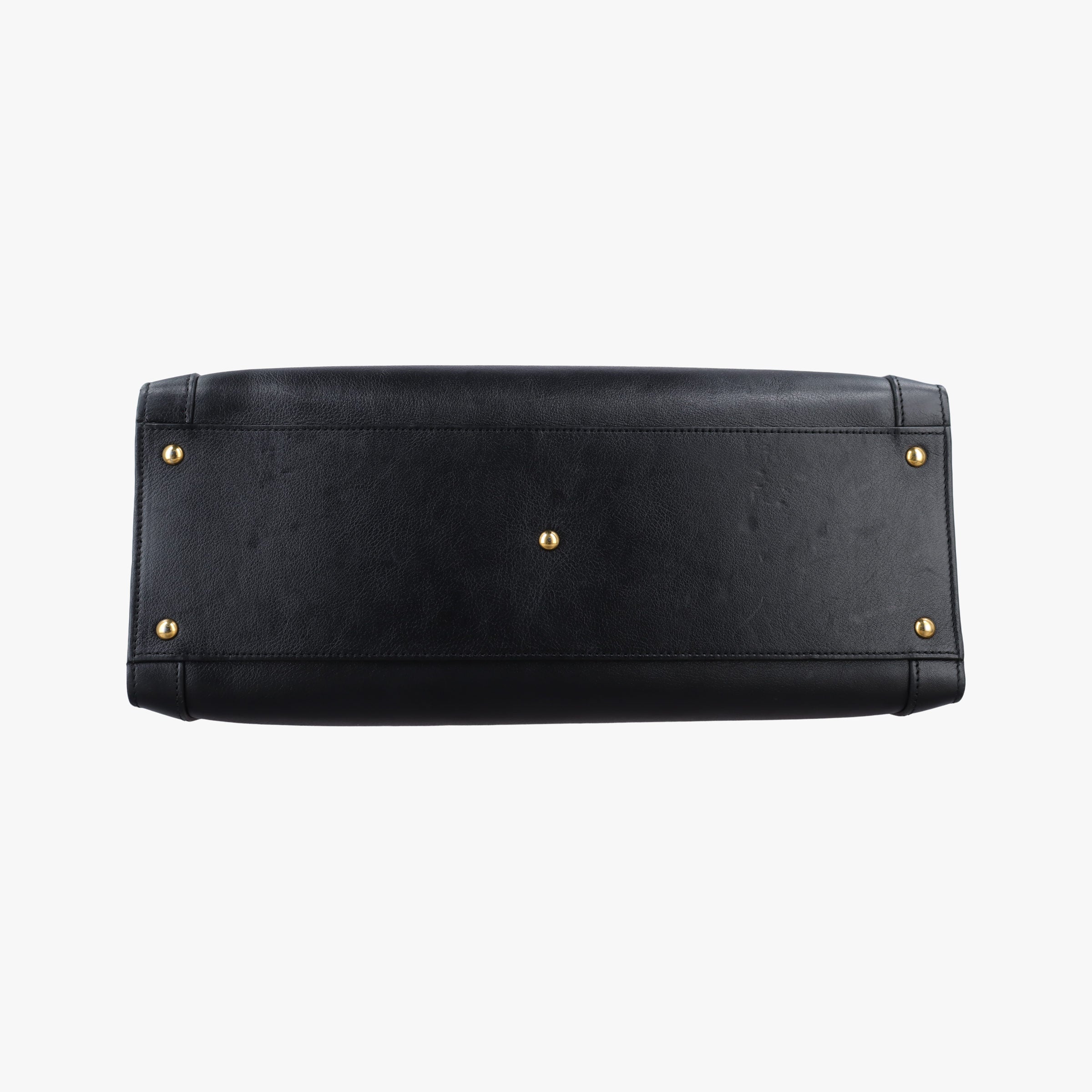 Pre-owned Gucci Bamboo Black Leather 655658 handbag | stylenewstar