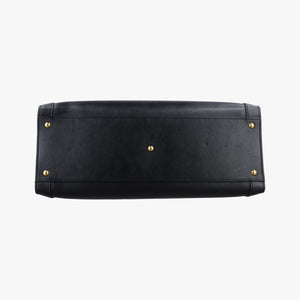Pre-owned Gucci Bamboo Black Leather 655658 handbag | stylenewstar