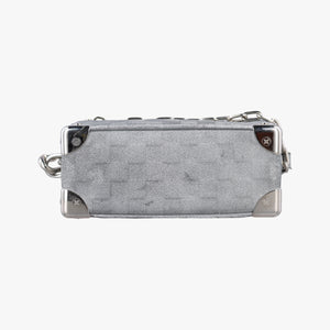 Pre-owned Louis Vuitton Mini Soft Trunk Silver Leather M59726 shoulderbag | stylenewstar