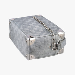 Pre-owned Louis Vuitton Mini Soft Trunk Silver Leather M59726 shoulderbag | stylenewstar