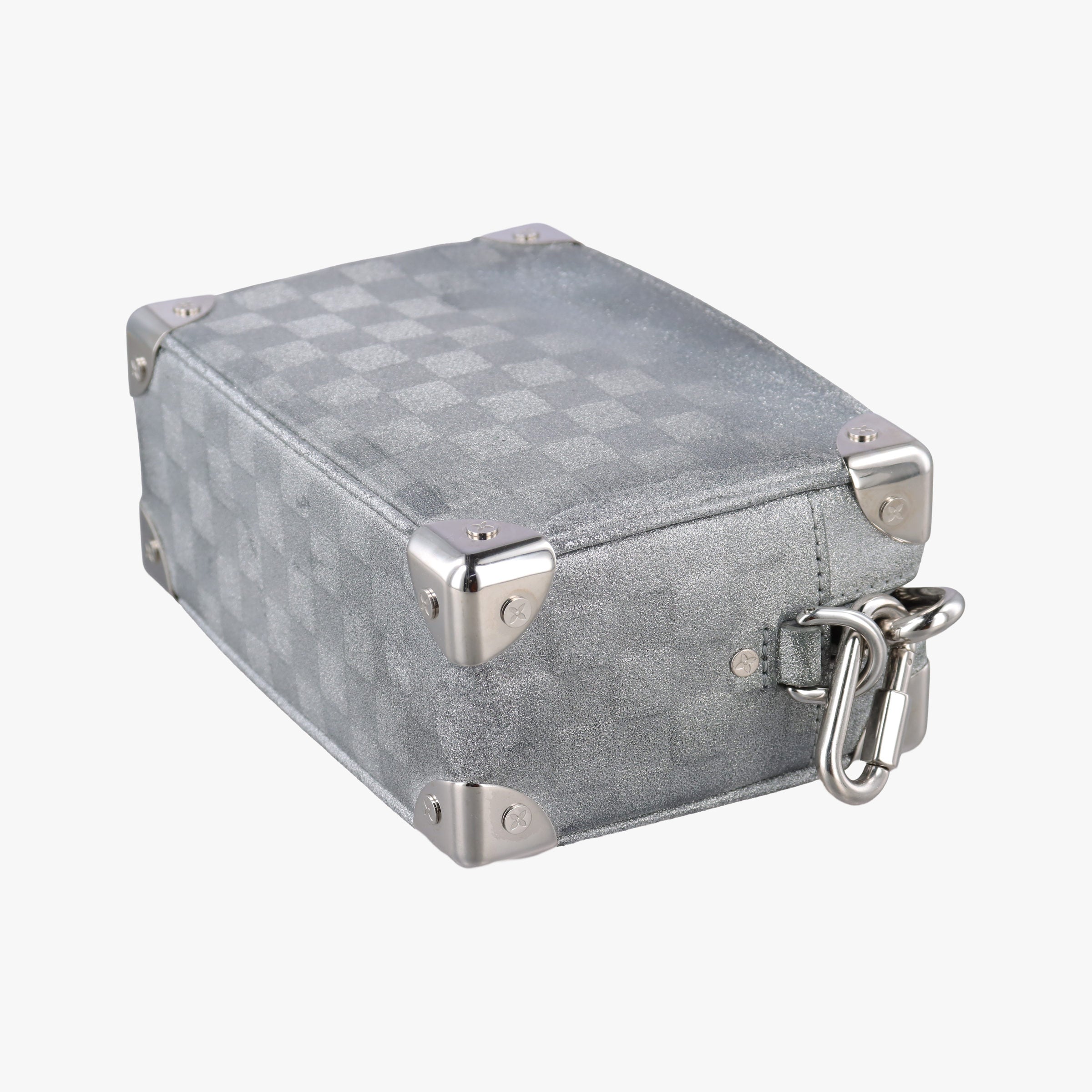 Pre-owned Louis Vuitton Mini Soft Trunk Silver Leather M59726 shoulderbag | stylenewstar