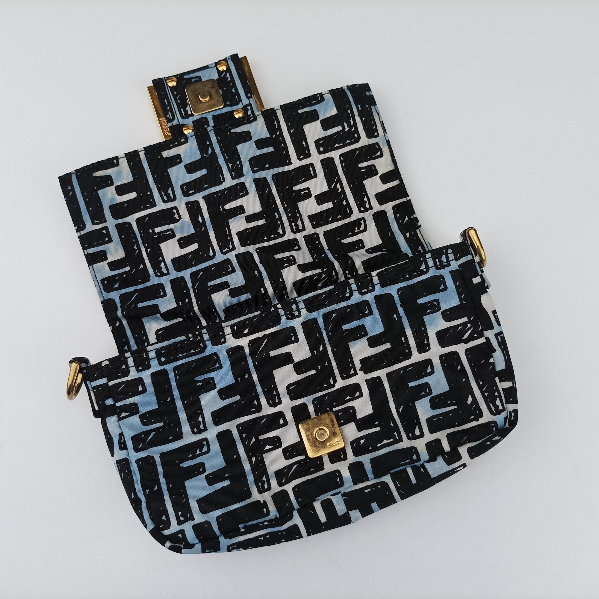 Secondhand Fendi Mamma Bucket Black nylon 8BR784 shoulderbag | stylenewstar