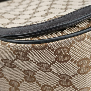 Vintage Gucci messenger Beige × brown GG canvas×Leather 449171 shoulderbag | stylenewstar