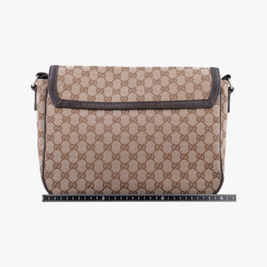 Vintage Gucci messenger Beige × brown GG canvas×Leather 449171 shoulderbag | stylenewstar