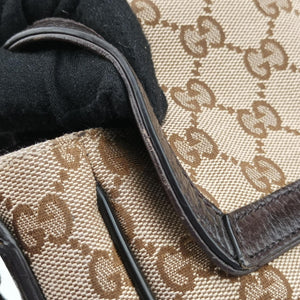 Vintage Gucci messenger Beige × brown GG canvas×Leather 449171 shoulderbag | stylenewstar