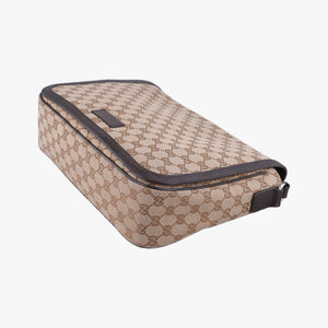 Vintage Gucci messenger Beige × brown GG canvas×Leather 449171 shoulderbag | stylenewstar