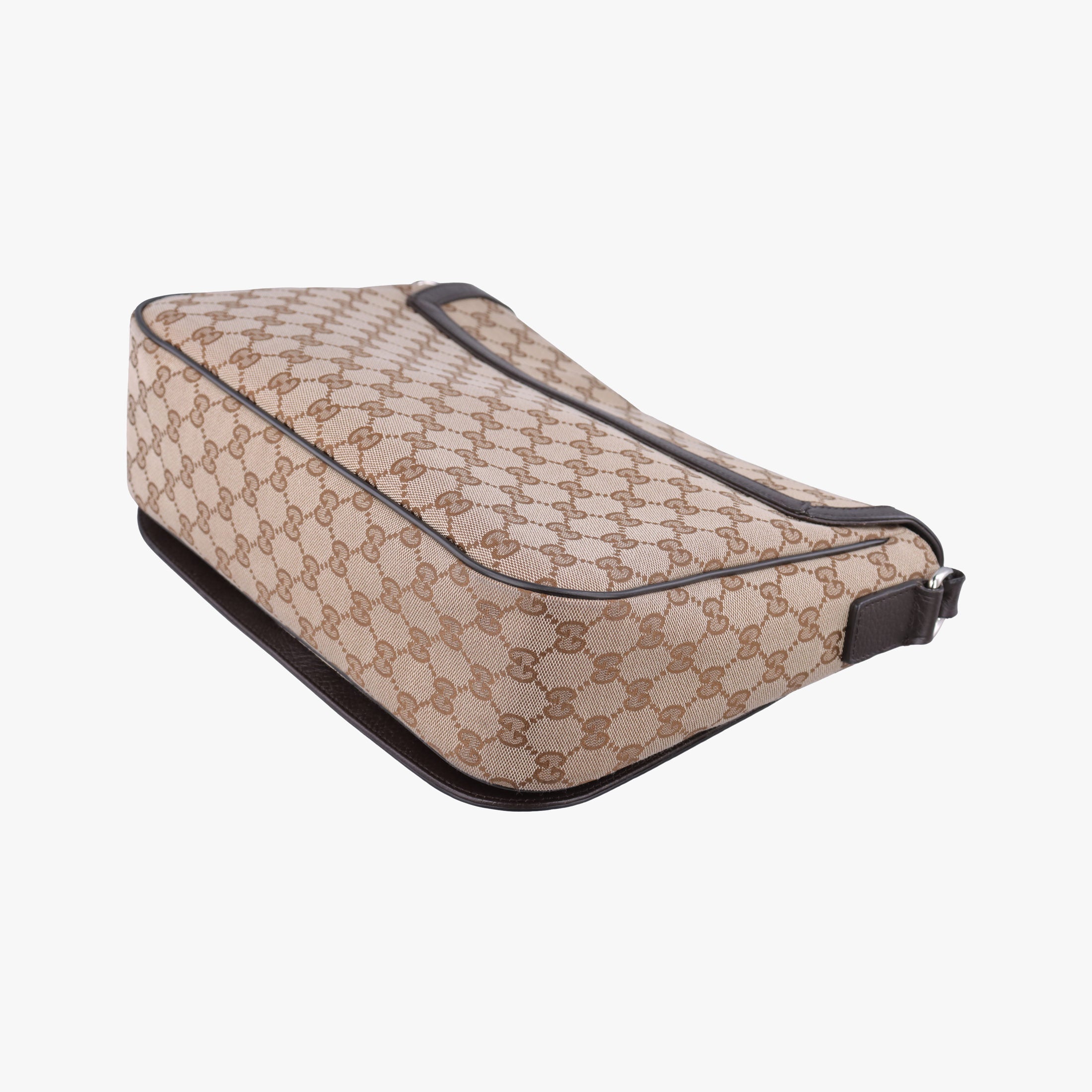 Vintage Gucci messenger Beige × brown GG canvas×Leather 449171 shoulderbag | stylenewstar