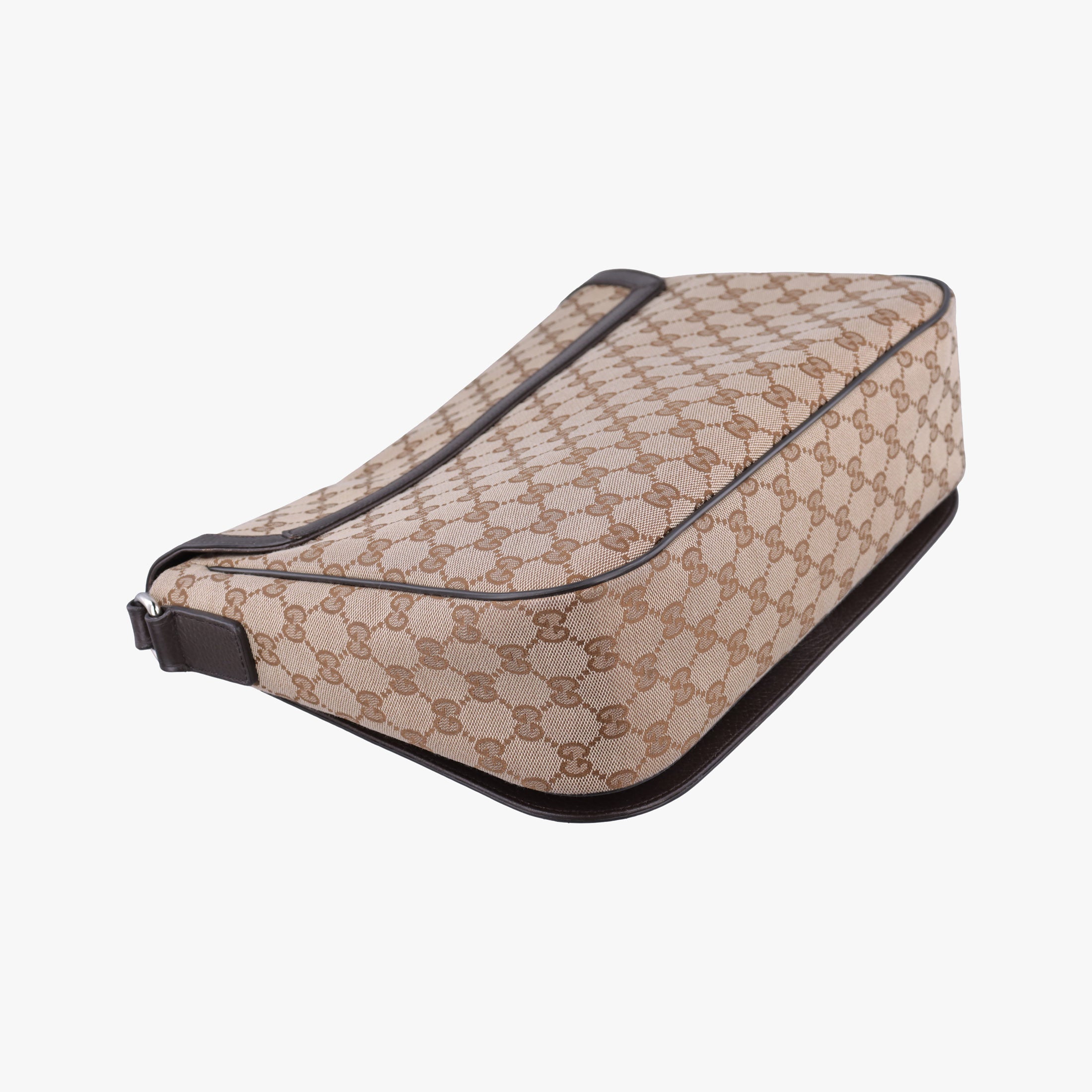 Vintage Gucci messenger Beige × brown GG canvas×Leather 449171 shoulderbag | stylenewstar