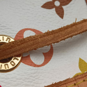 Vintage Louis Vuitton Petit NOe white Monogram Multicolor M42229 shoulderbag | stylenewstar