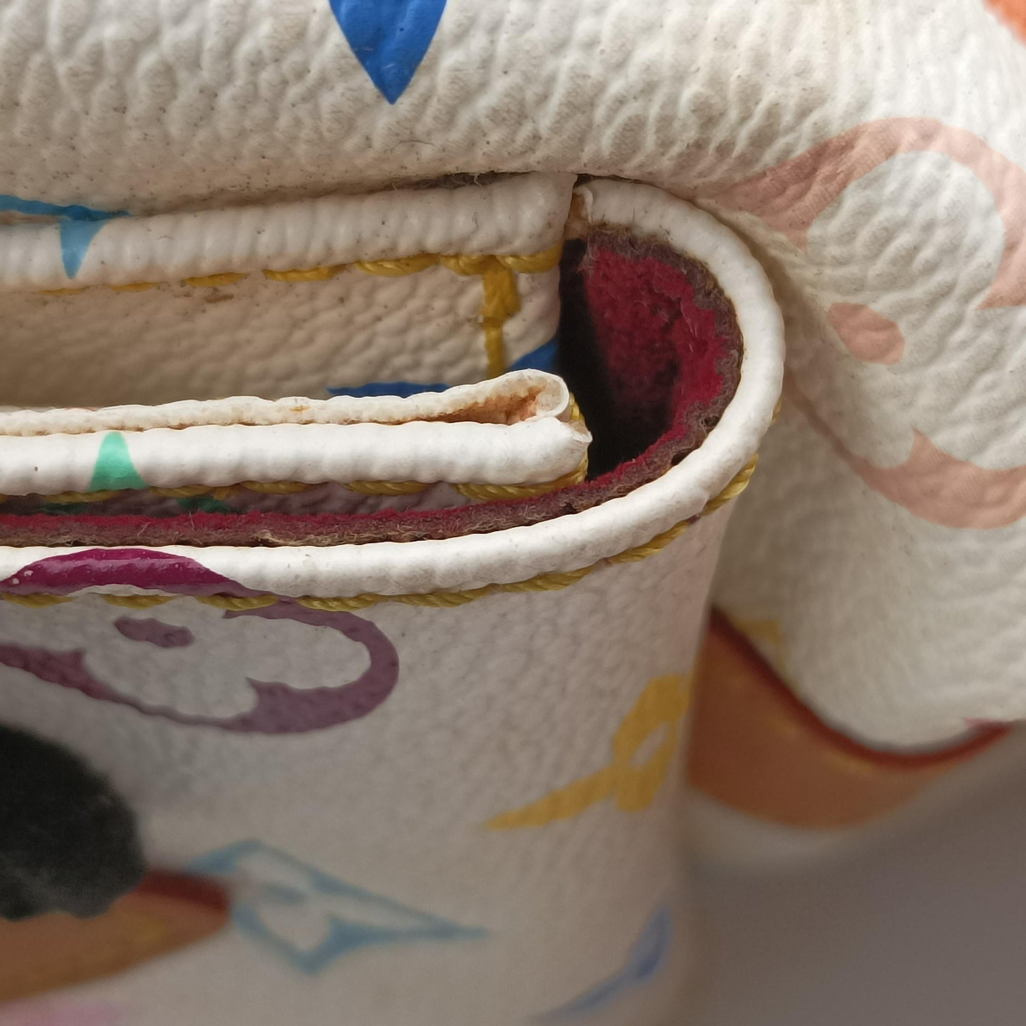 Vintage Louis Vuitton Petit NOe white Monogram Multicolor M42229 shoulderbag | stylenewstar