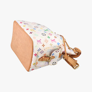 Vintage Louis Vuitton Petit NOe white Monogram Multicolor M42229 shoulderbag | stylenewstar