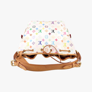 Vintage Louis Vuitton Petit NOe white Monogram Multicolor M42229 shoulderbag | stylenewstar
