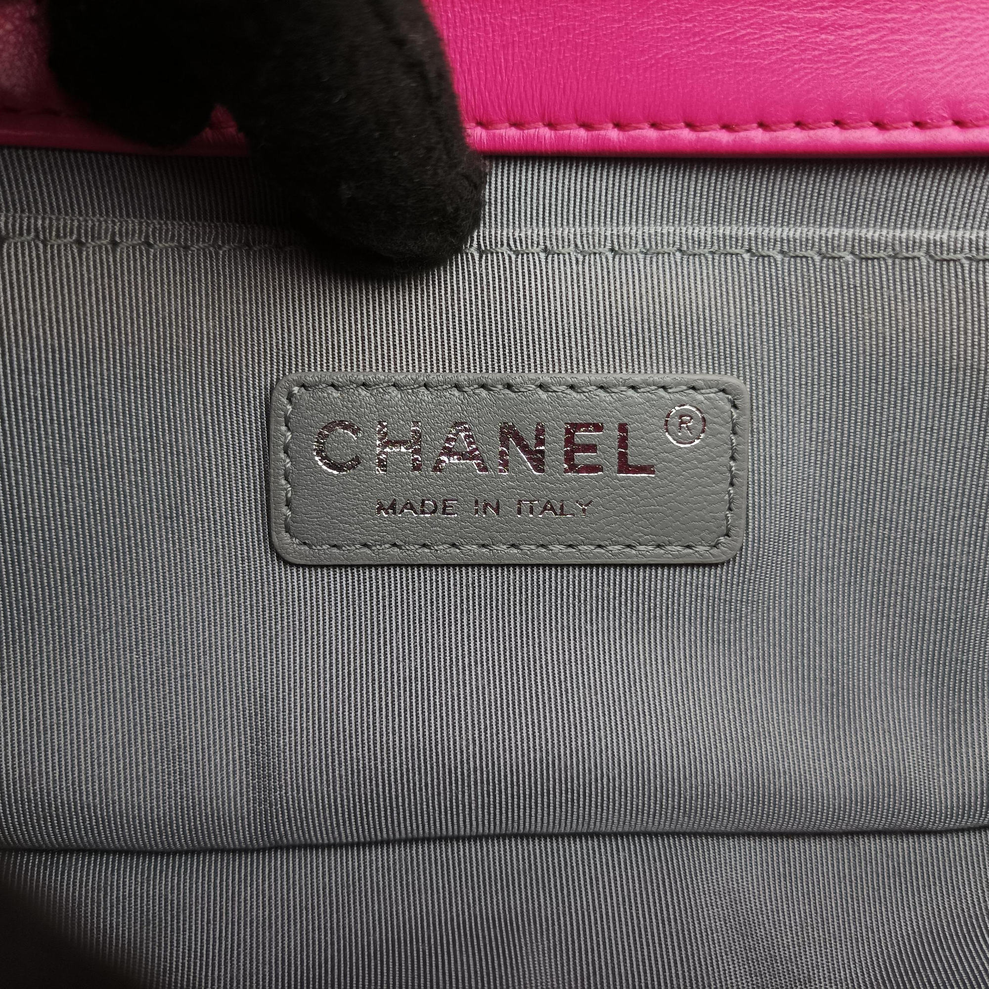 Pre-owned Chanel BOY CHANEL Rose velour A67416 shoulderbag | stylenewstar