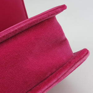 Pre-owned Chanel BOY CHANEL Rose velour A67416 shoulderbag | stylenewstar