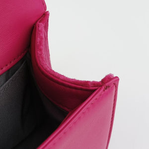 Pre-owned Chanel BOY CHANEL Rose velour A67416 shoulderbag | stylenewstar