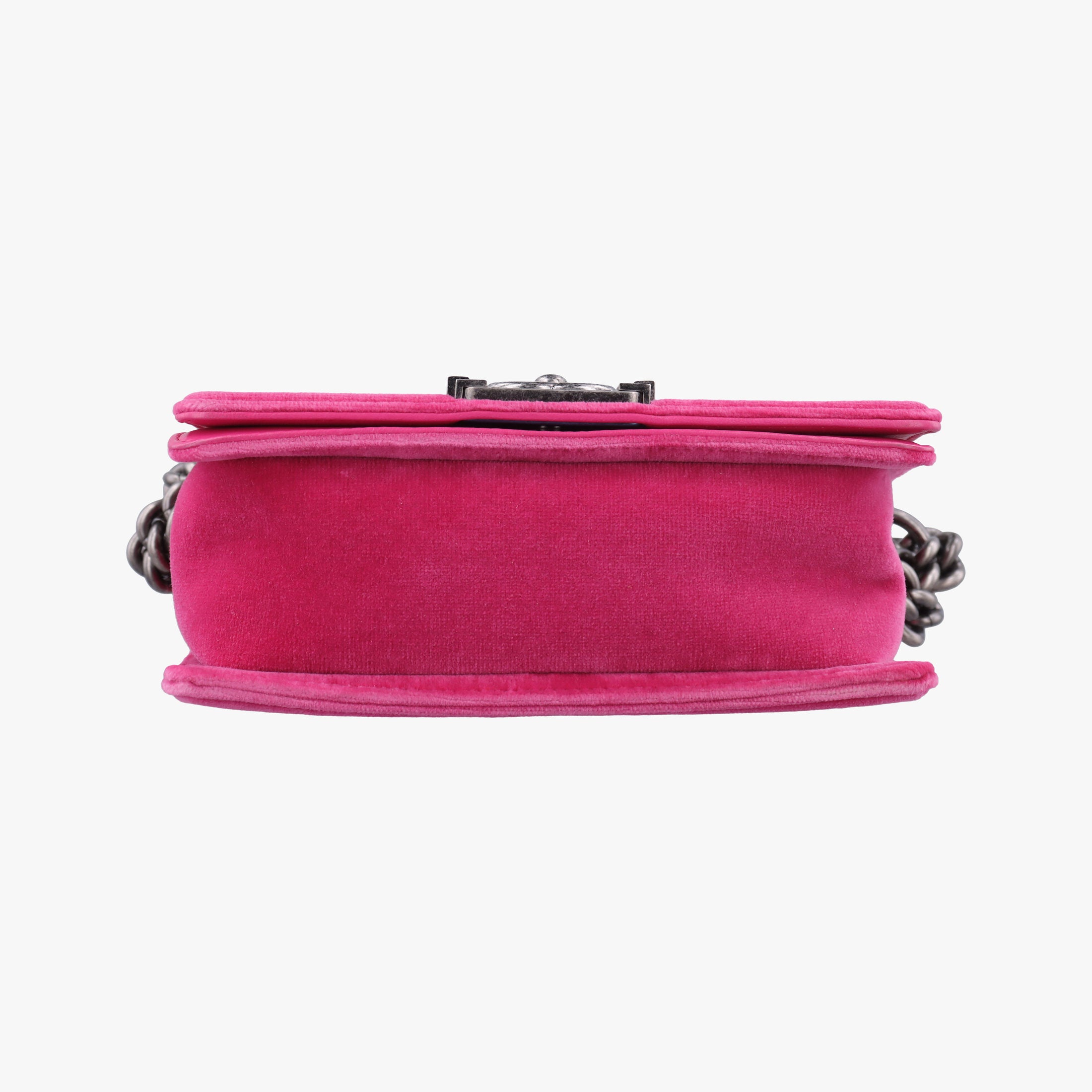Pre-owned Chanel BOY CHANEL Rose velour A67416 shoulderbag | stylenewstar