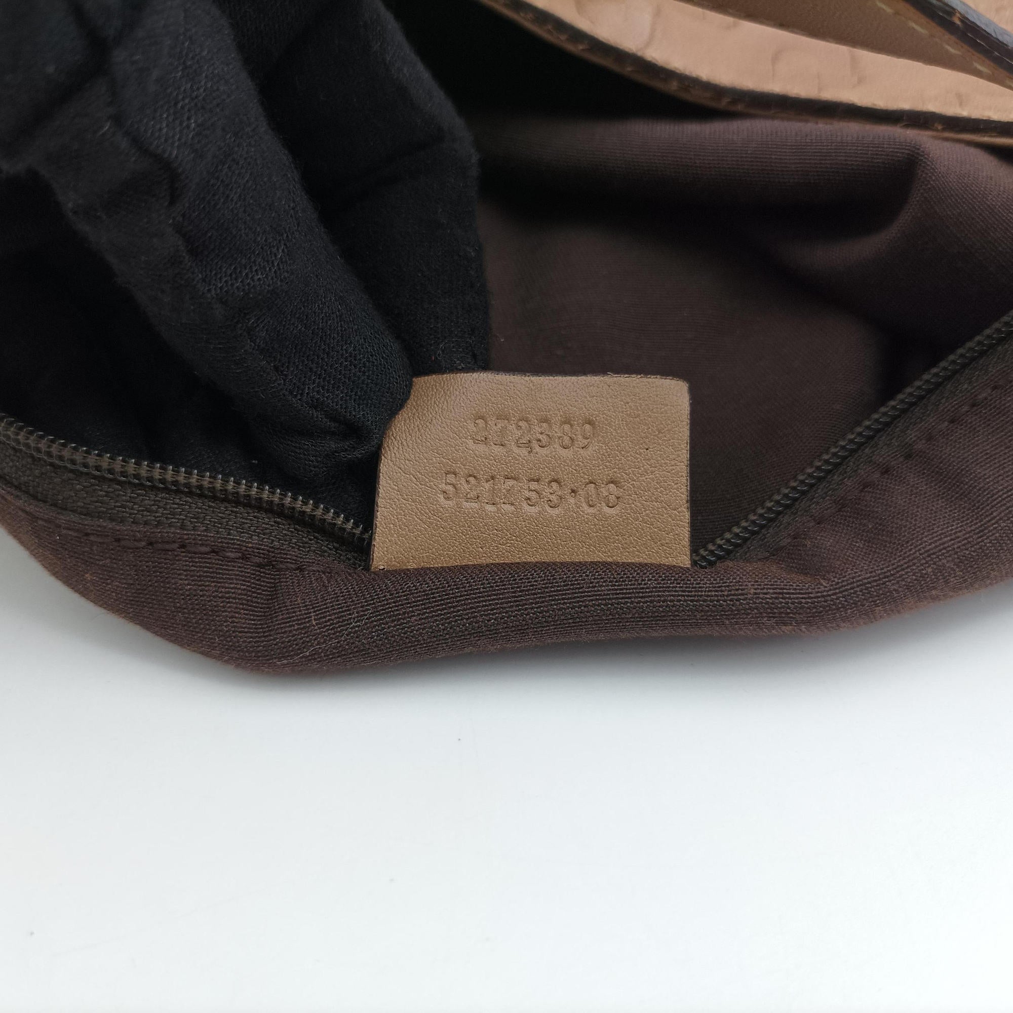 Pre-owned Gucci Horsebit Hobo Beige leather 272389 handbag | stylenewstar