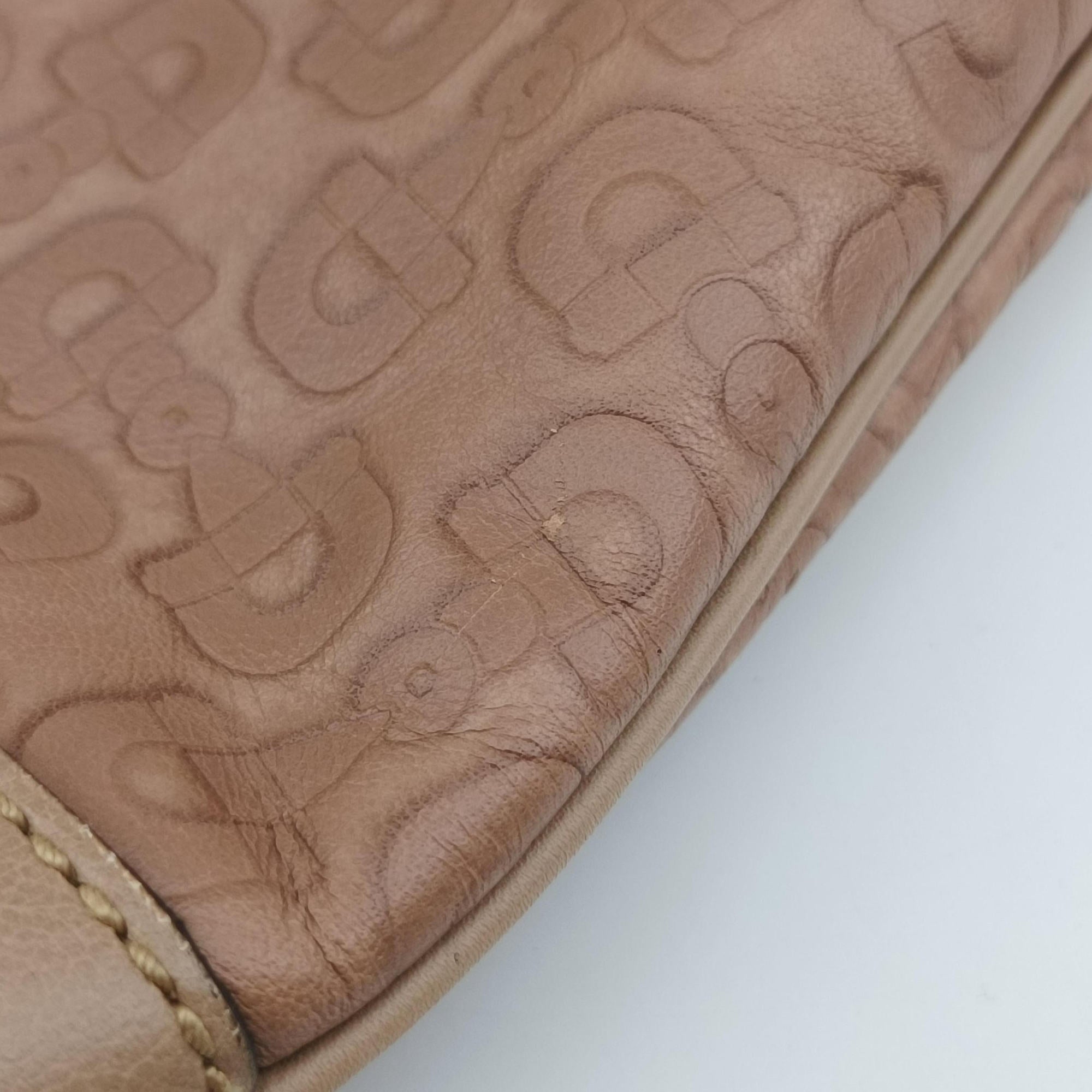 Pre-owned Gucci Horsebit Hobo Beige leather 272389 handbag | stylenewstar