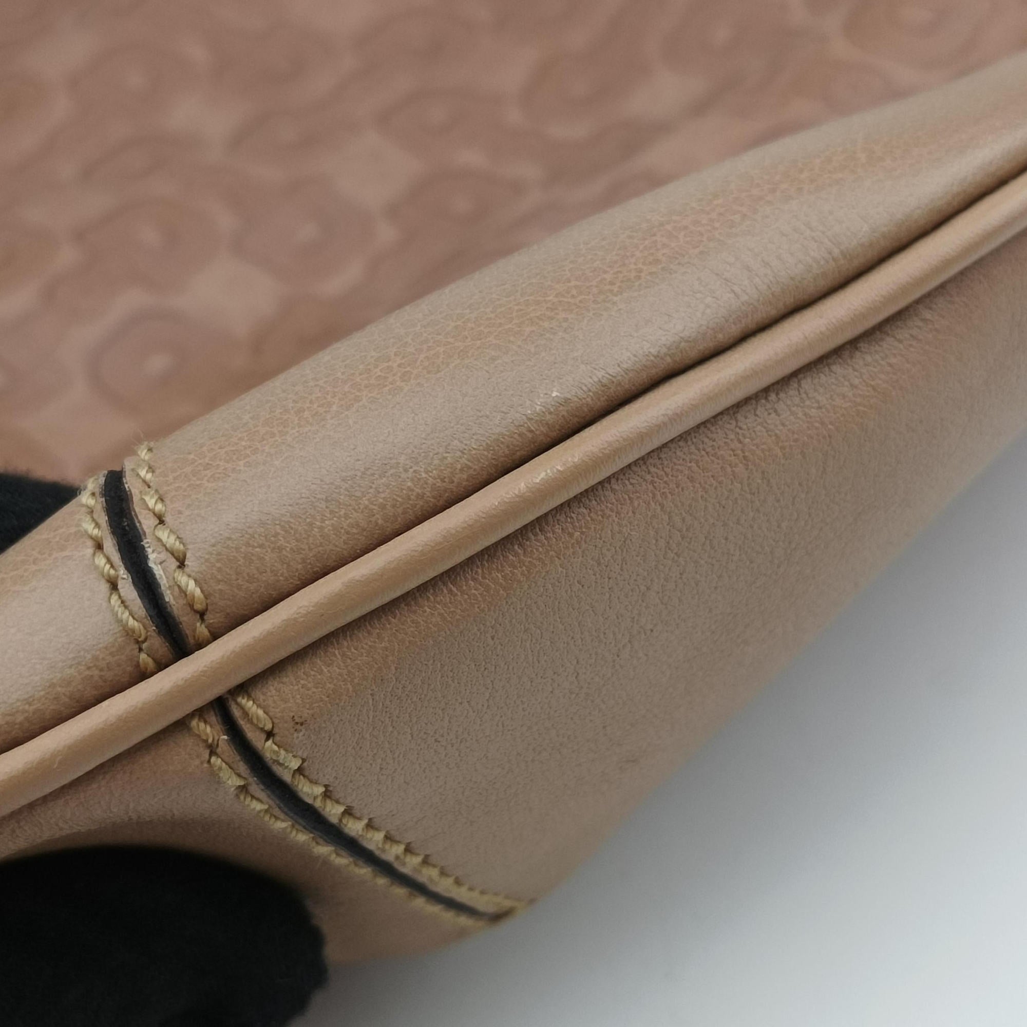 Pre-owned Gucci Horsebit Hobo Beige leather 272389 handbag | stylenewstar