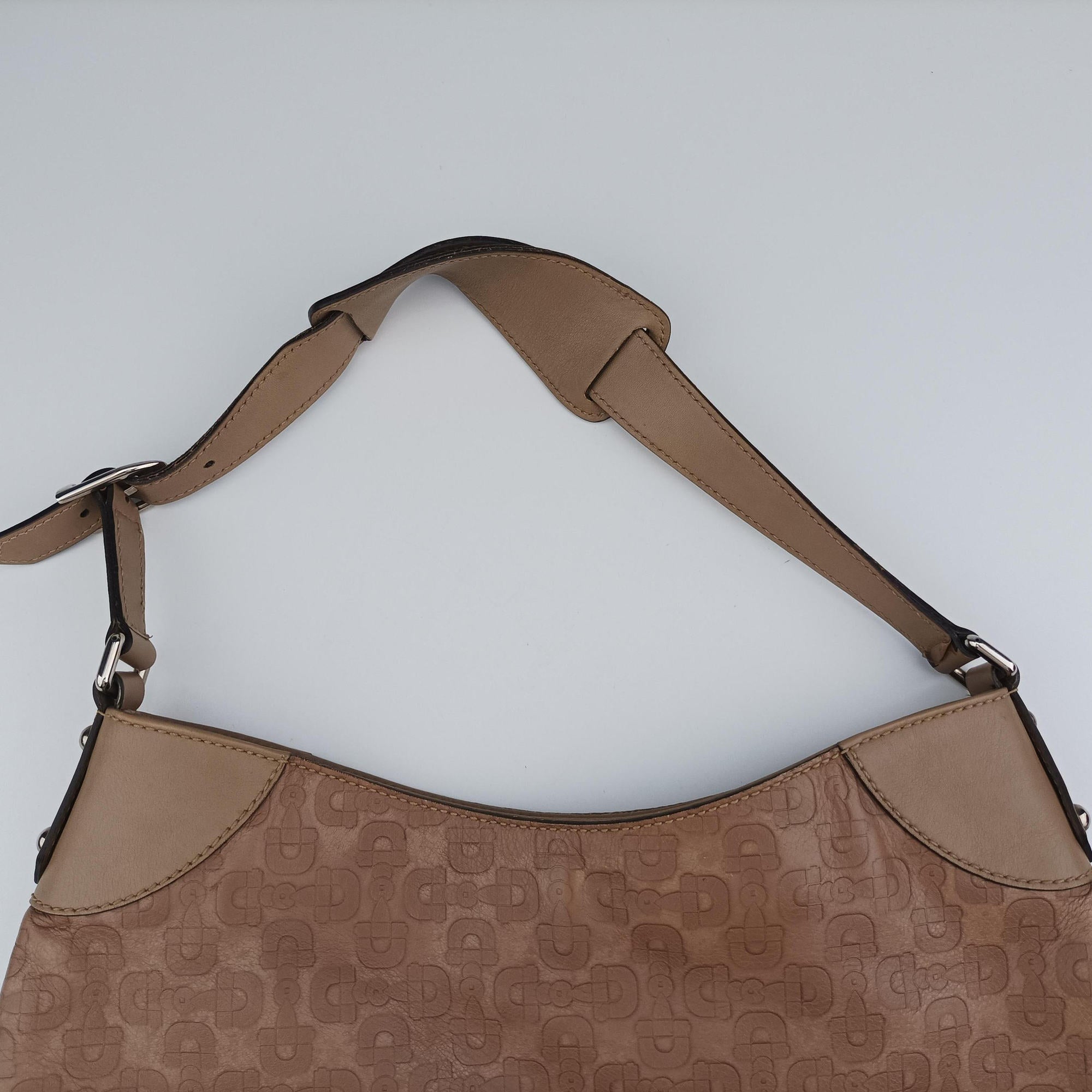 Pre-owned Gucci Horsebit Hobo Beige leather 272389 handbag | stylenewstar