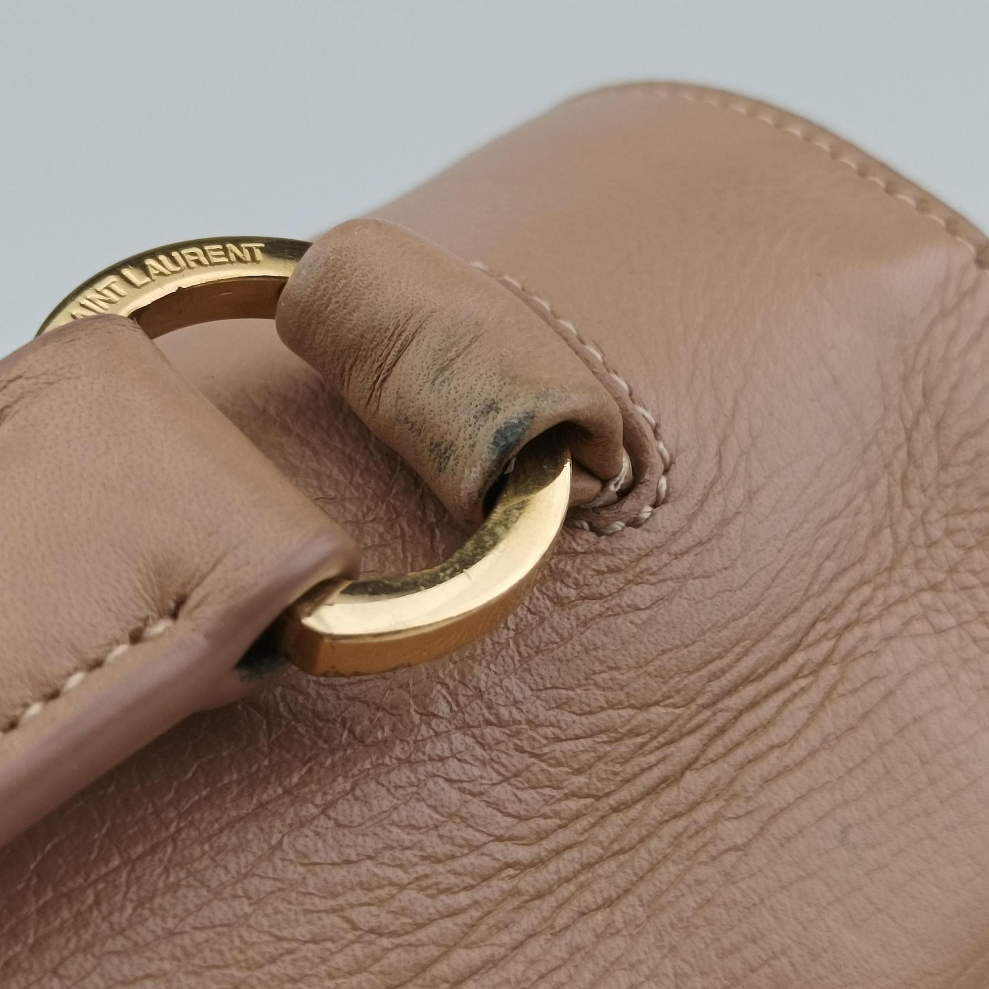 Vintage Yves Saint Laurent Muse Two Beige Leather 313499 shoulderbag | stylenewstar