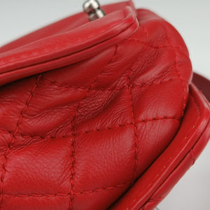 Secondhand Chanel BOY CHANEL Red Leather A67946 shoulderbag | stylenewstar