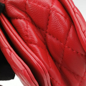 Secondhand Chanel BOY CHANEL Red Leather A67946 shoulderbag | stylenewstar