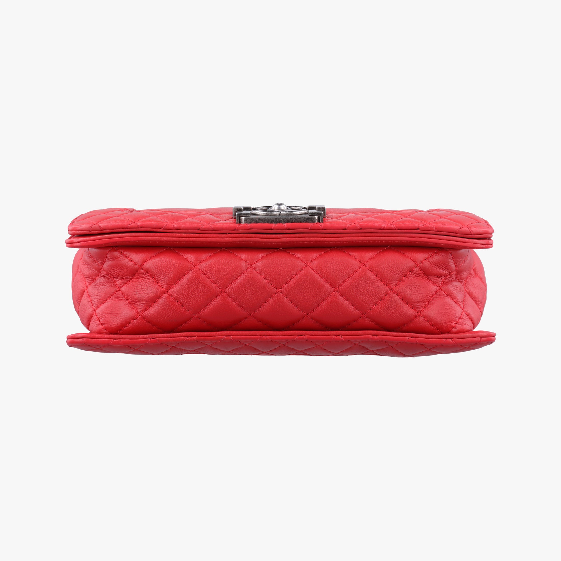 Secondhand Chanel BOY CHANEL Red Leather A67946 shoulderbag | stylenewstar