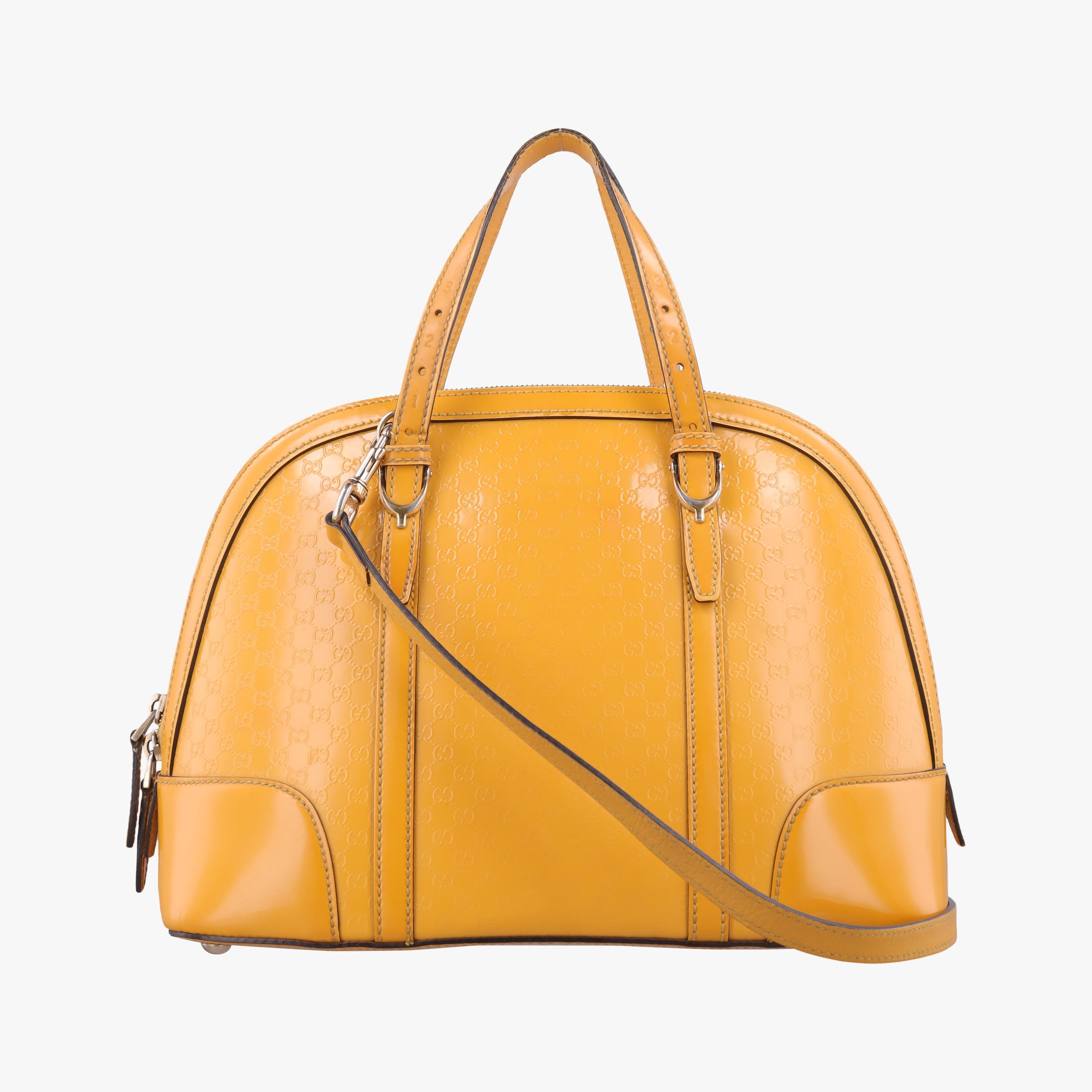 Secondhand Gucci Microguccissima Yellow Patent Leather 309617 shoulderbag | stylenewstar