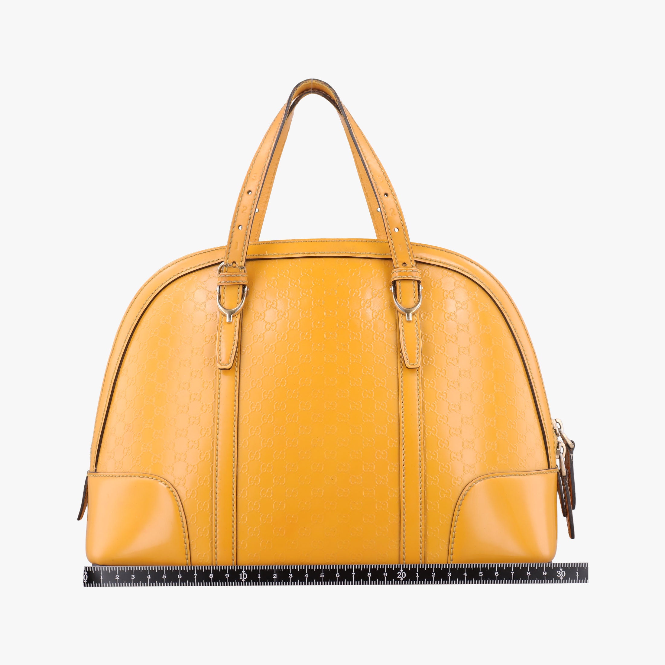 Secondhand Gucci Microguccissima Yellow Patent Leather 309617 shoulderbag | stylenewstar