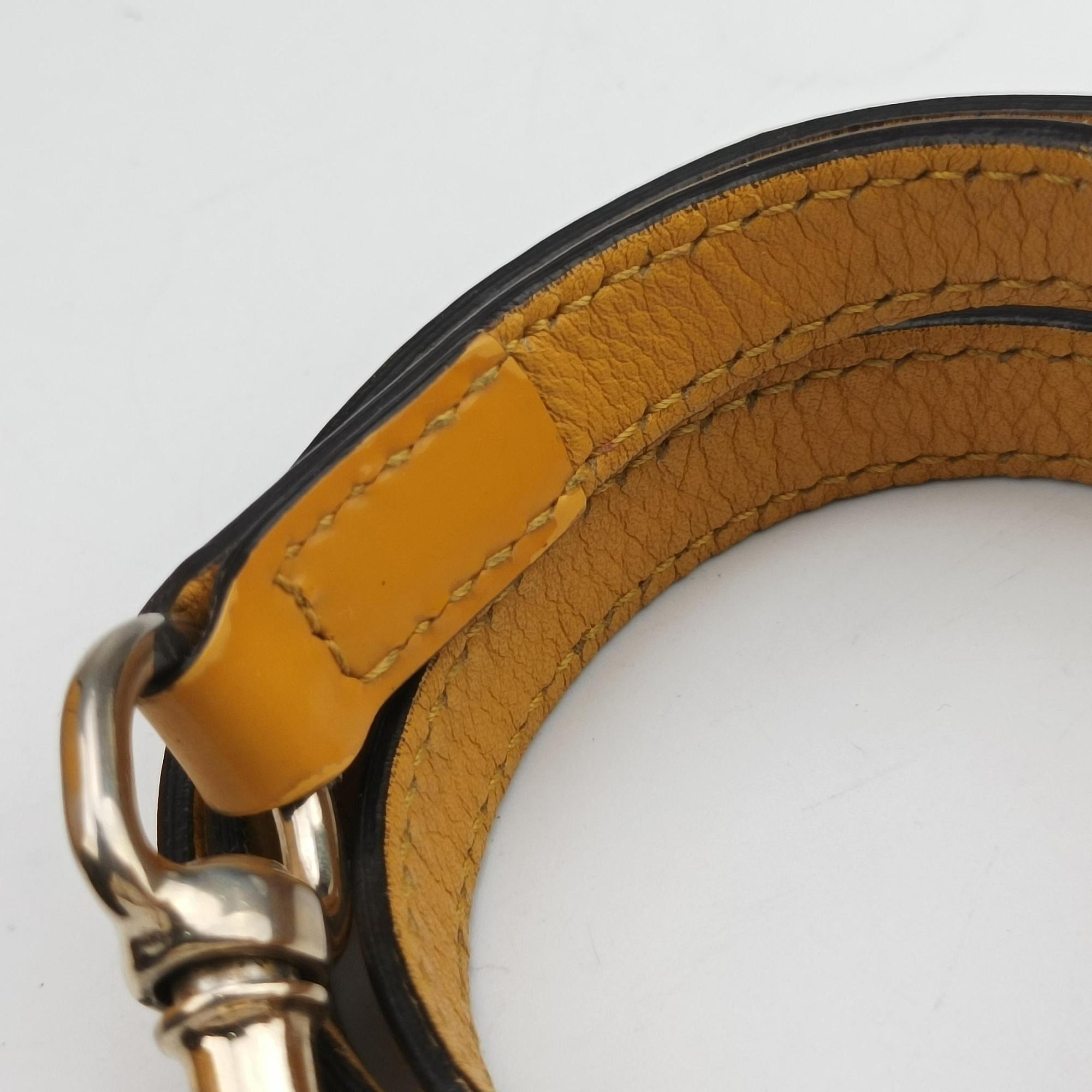 Secondhand Gucci Microguccissima Yellow Patent Leather 309617 shoulderbag | stylenewstar
