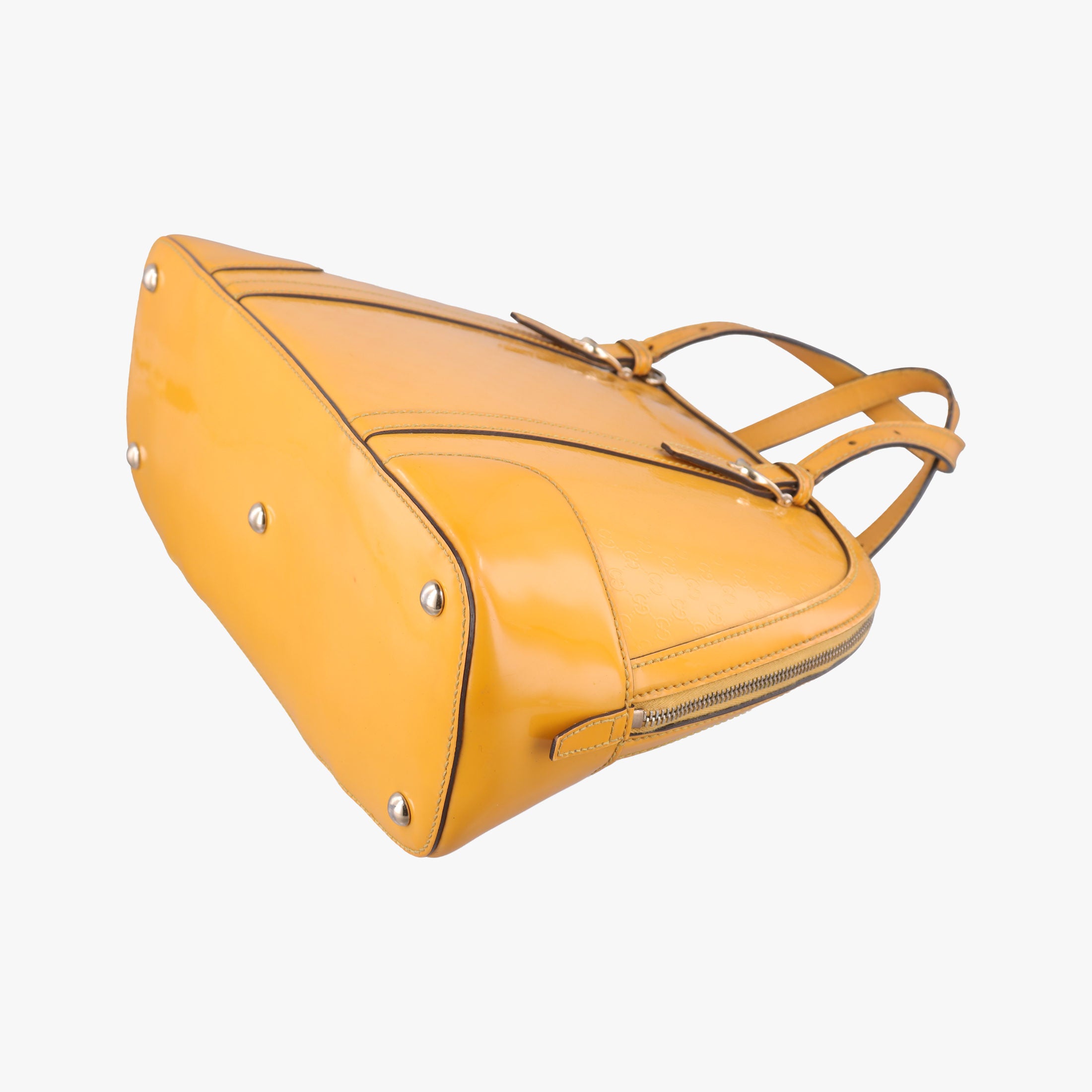 Secondhand Gucci Microguccissima Yellow Patent Leather 309617 shoulderbag | stylenewstar