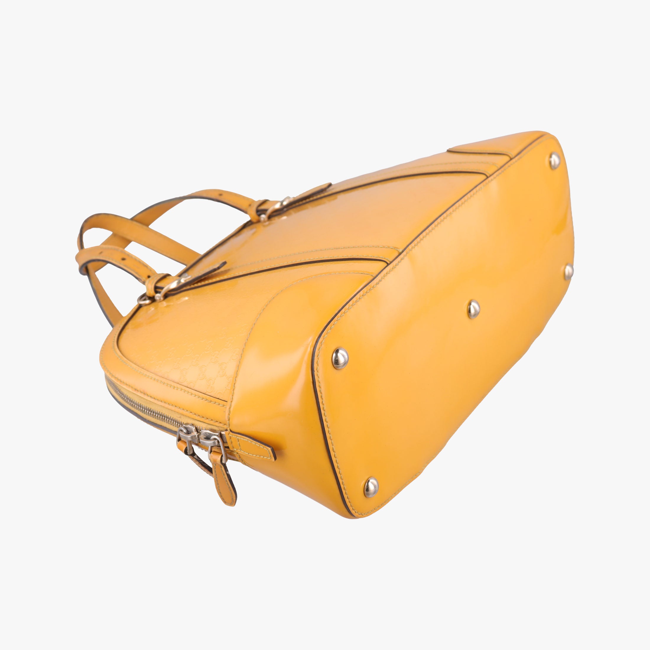 Secondhand Gucci Microguccissima Yellow Patent Leather 309617 shoulderbag | stylenewstar