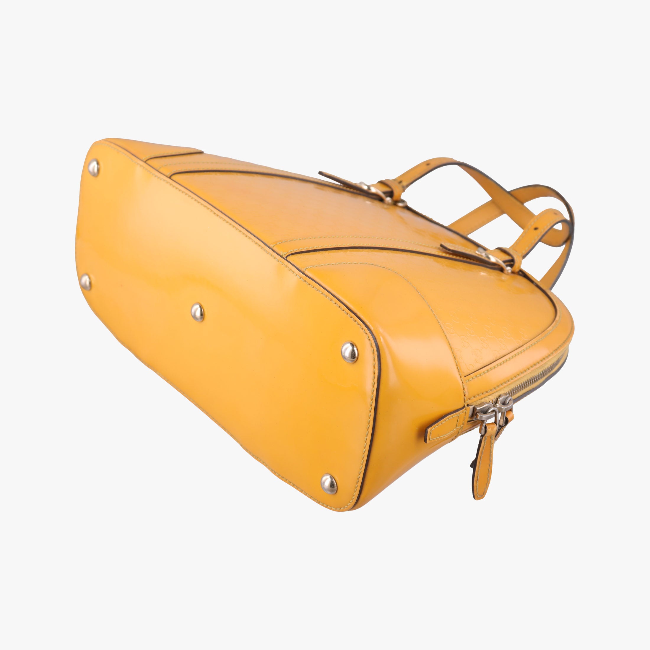 Secondhand Gucci Microguccissima Yellow Patent Leather 309617 shoulderbag | stylenewstar