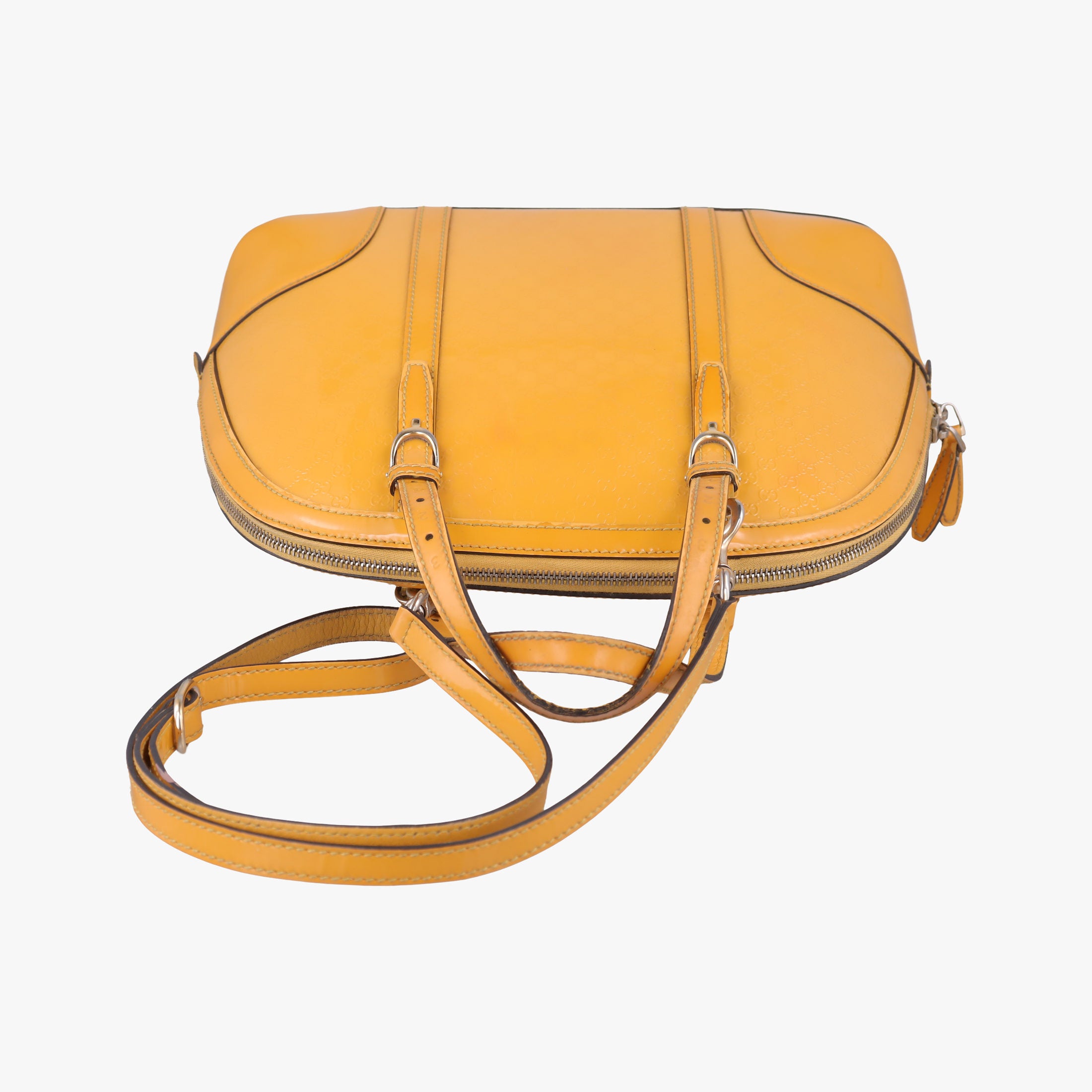 Secondhand Gucci Microguccissima Yellow Patent Leather 309617 shoulderbag | stylenewstar
